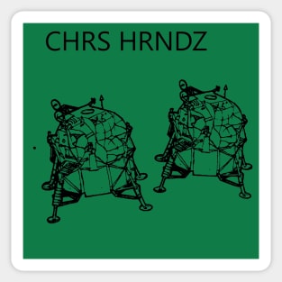 Chris Hernandez Artist (black print) Apollo Landers Sticker